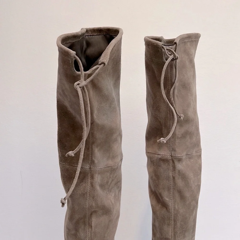 Stuart Weitzman Over The Knee Suede Boots
